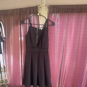 Charlotte Russe Black Sleeveless Mini Dress